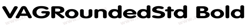 VAGRoundedStd Bold字体转换